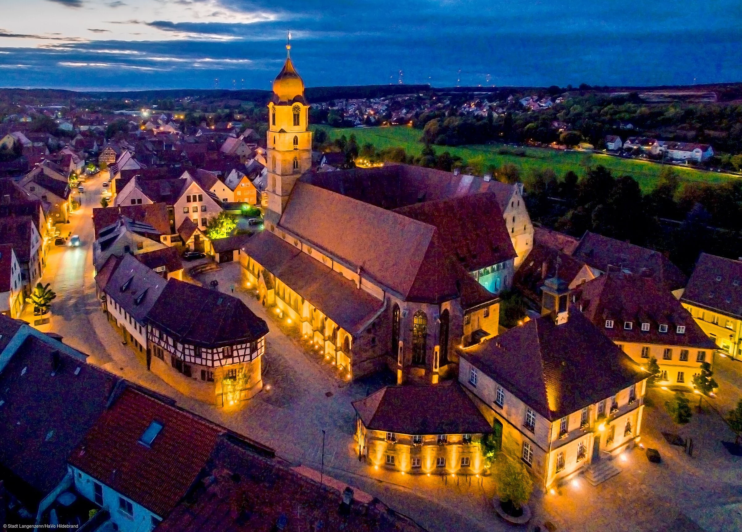 Langenzenn leuchtet (Langenzenn, Romantisches Franken)