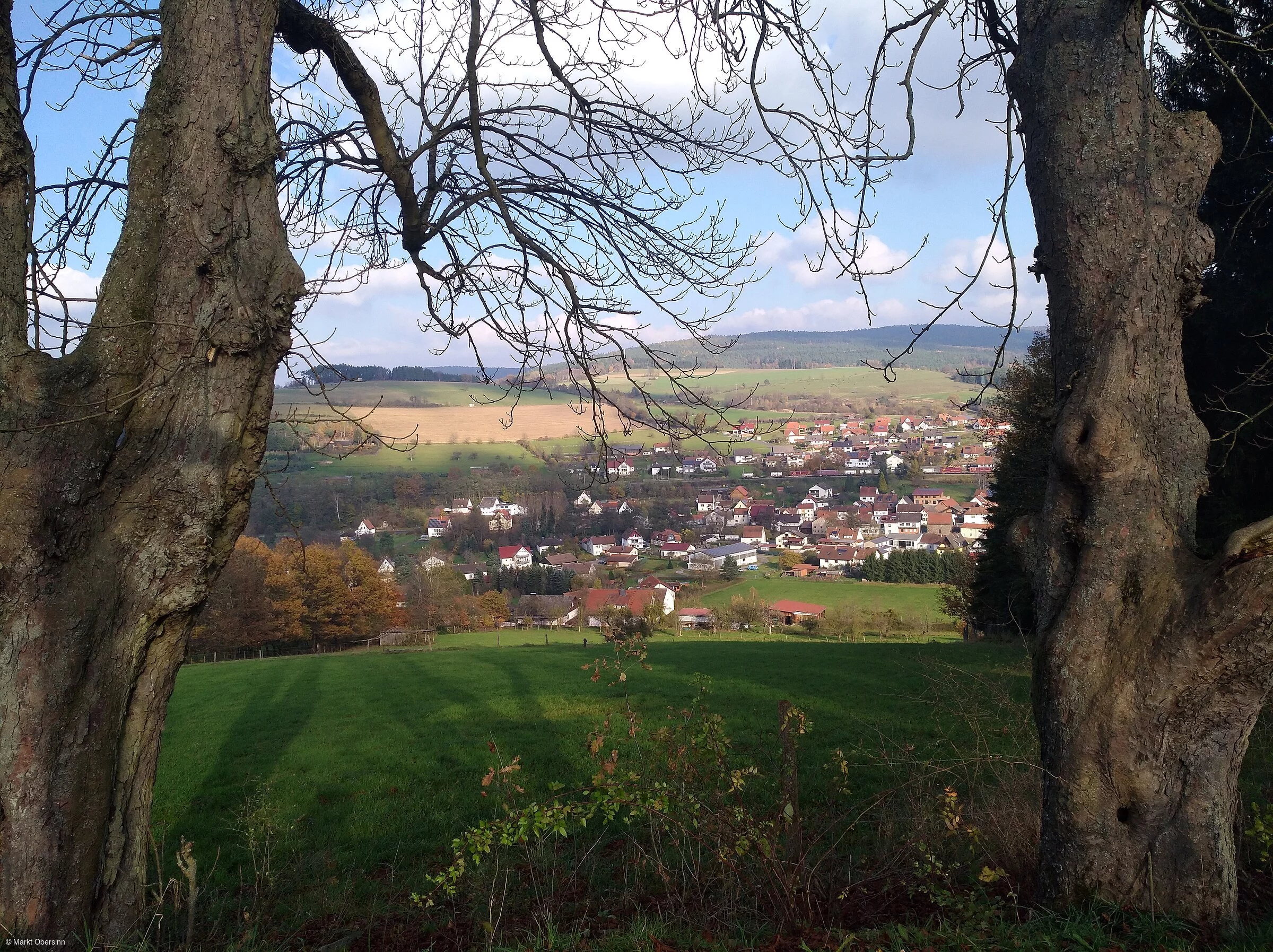 Blick vom Brunnberg (Obersinn, Spessart-Mainland)