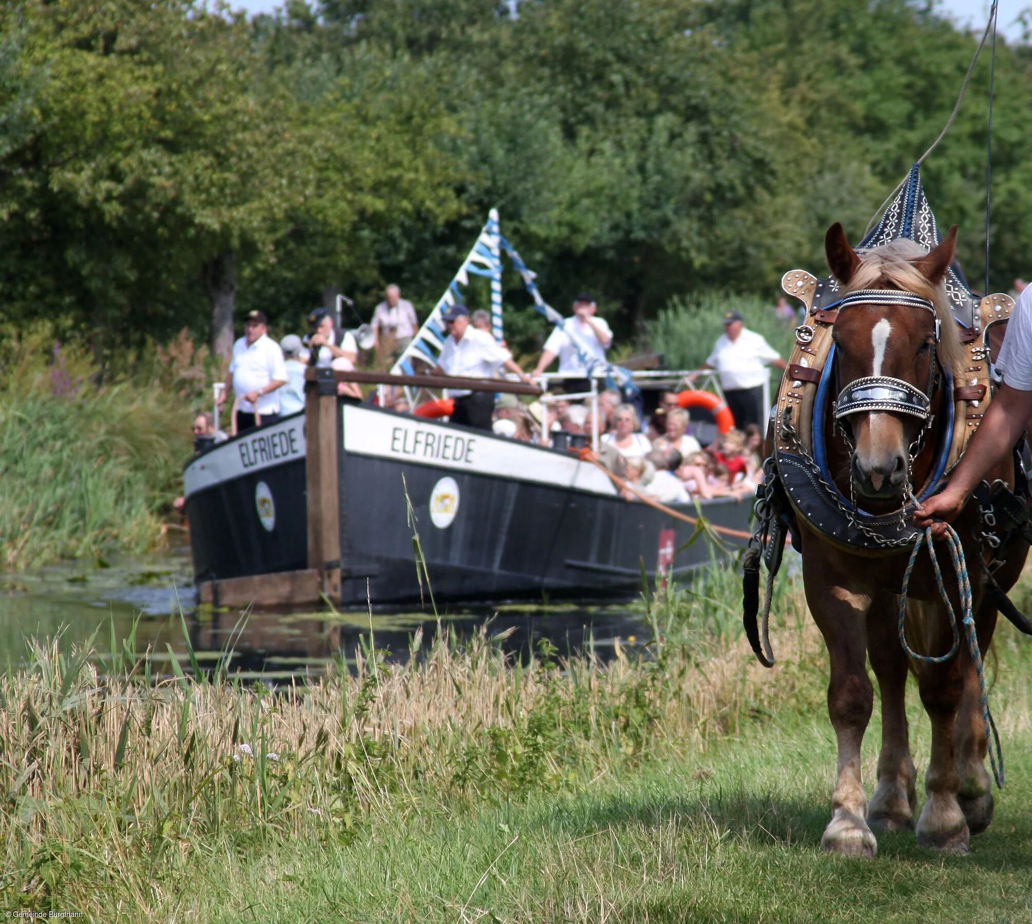 Treidelschiff Elfriede (Burgthann, Nürnberger Land)