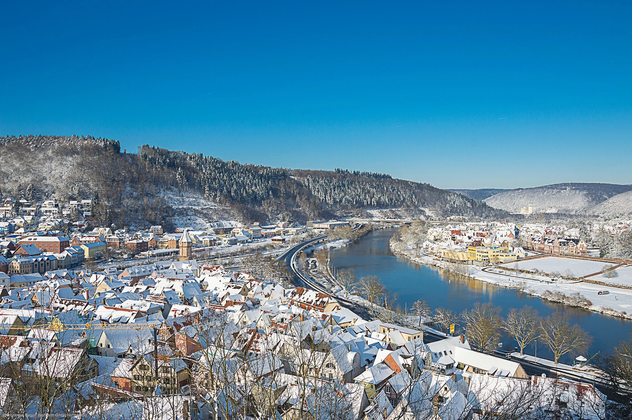 Altstadt im Winter (Wertheim, Liebliches Taubertal)