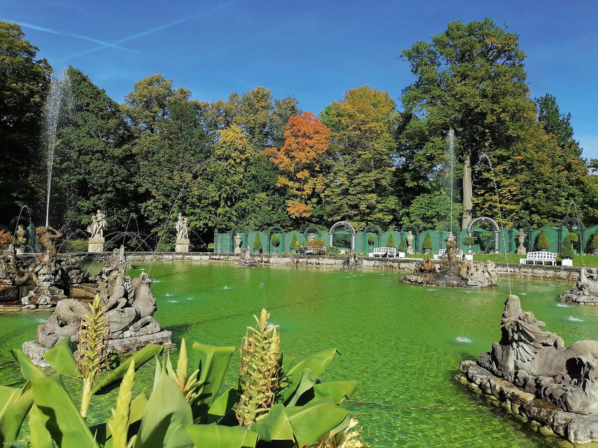 Eremitage - Oberes Bassin mit Wasserspiele