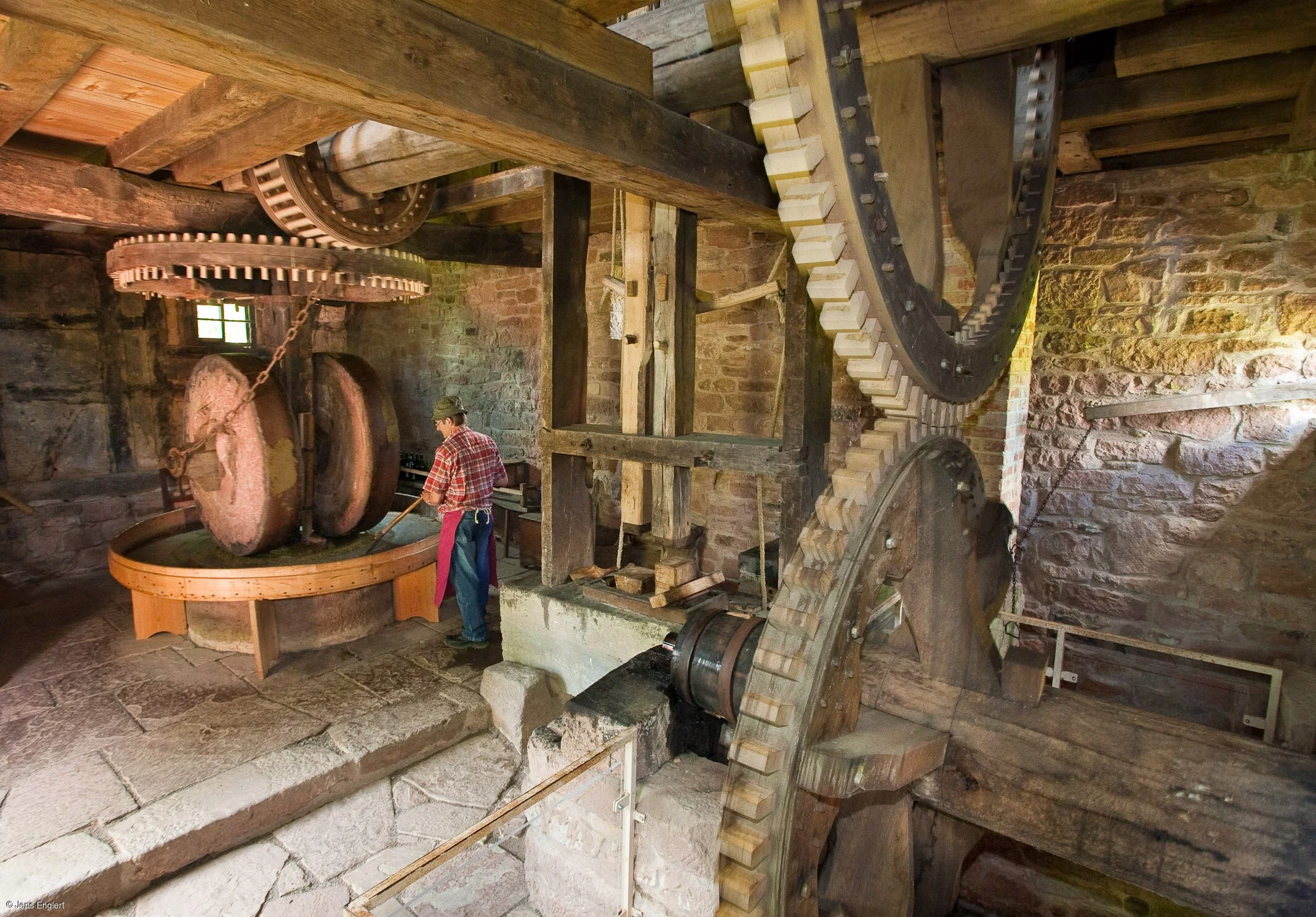 Ölschlagmühle im Fränkischen Freilandmuseum (Fladungen, Rhön)