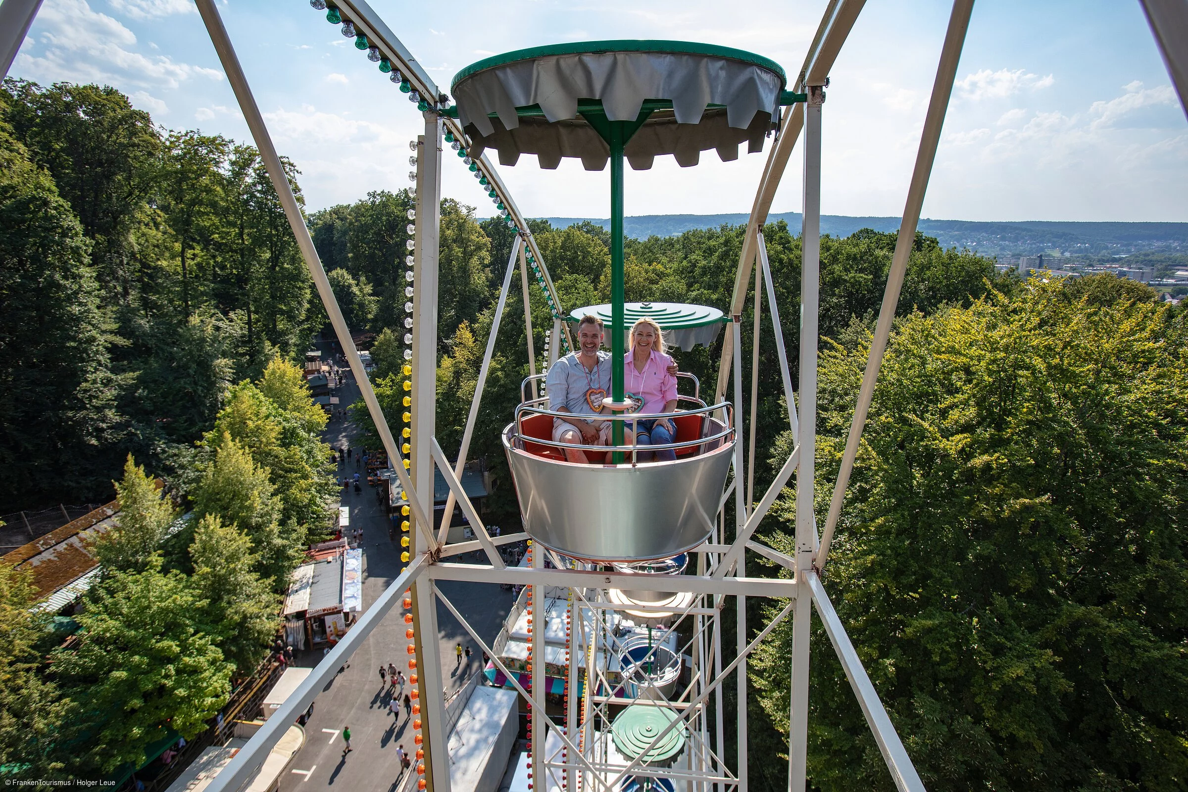 Auf dem Forchheimer Annafest (Forchheim, Fränkische Schweiz)