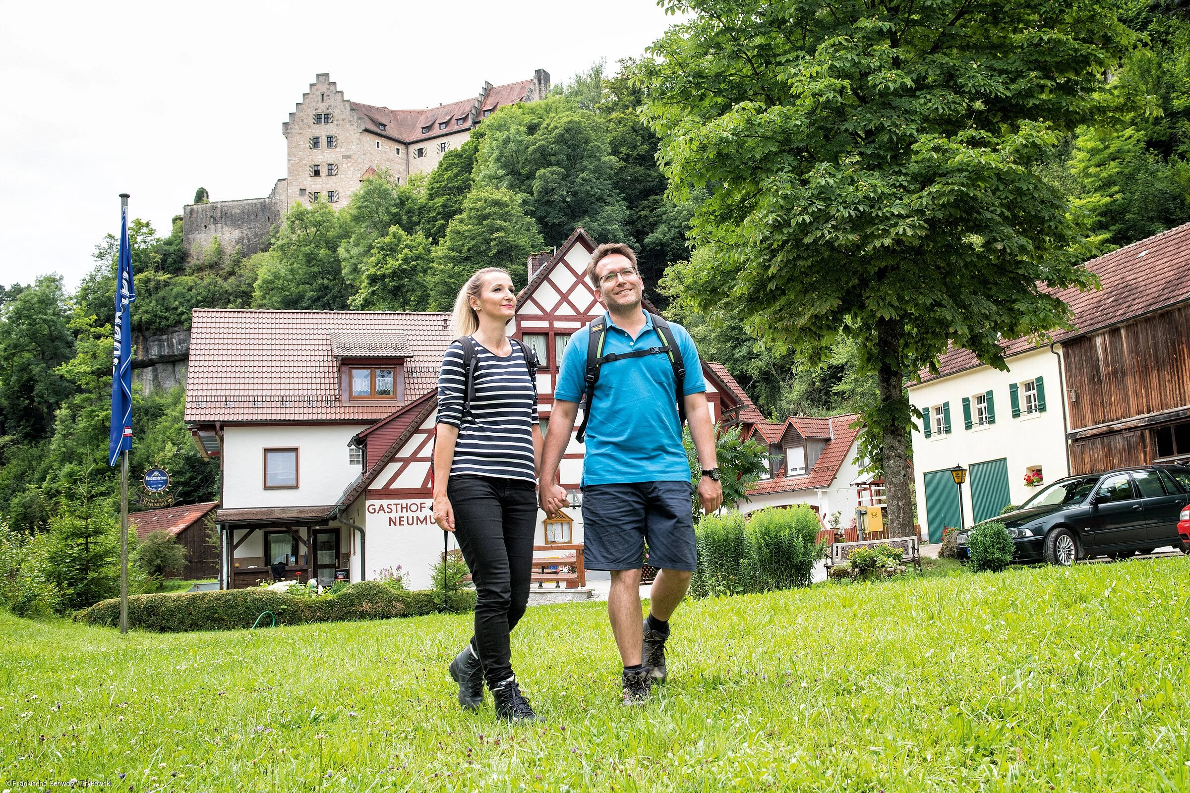 Wandern zum Gasthof Neumühle (Fränkische Schweiz)