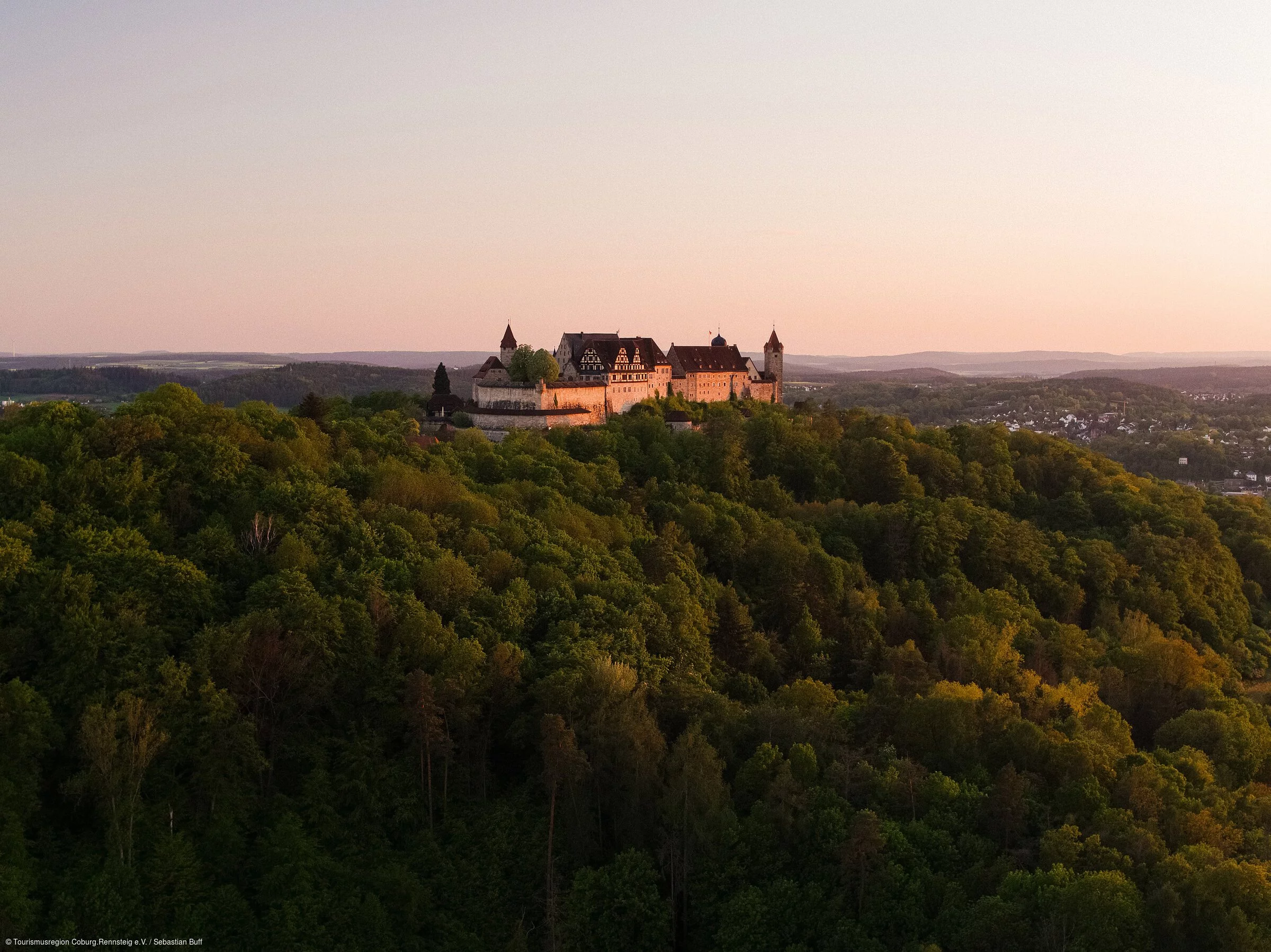 Luftaufnahme Veste Coburg (Coburg, Coburg.Rennsteig)