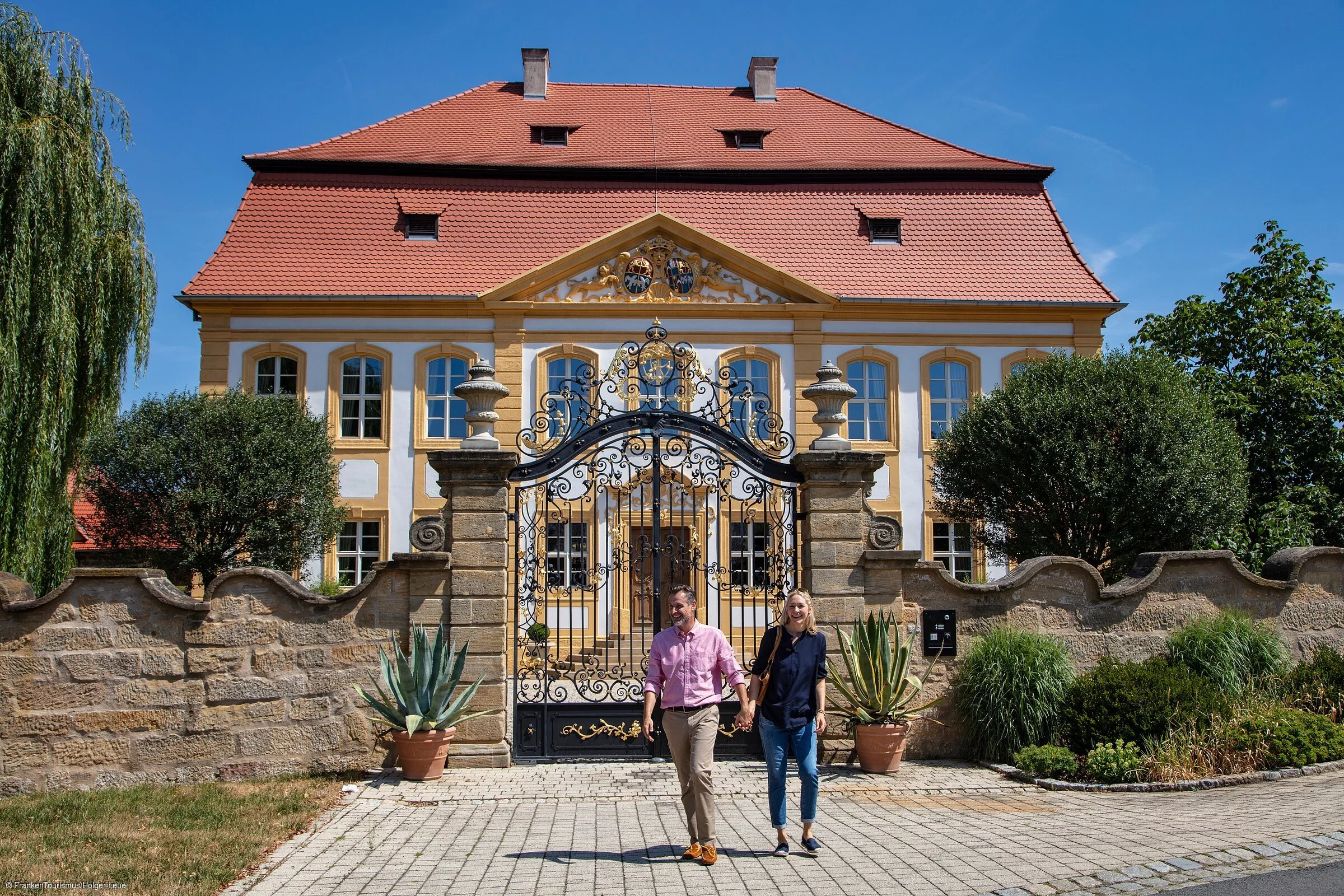 Rokoko-Schloss Unterleiterbach (Zapfendorf/Obermain Jura)