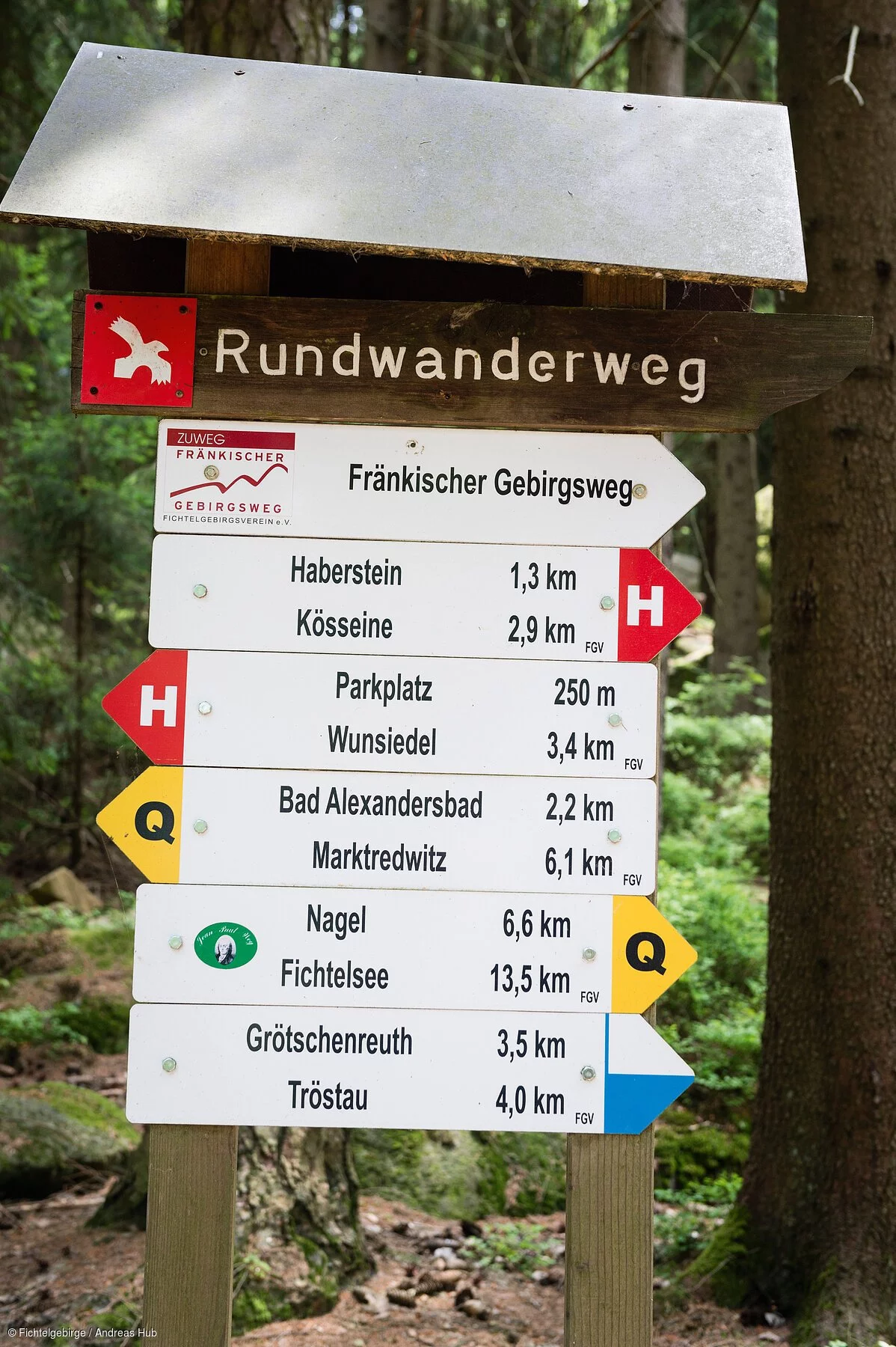 Rundwanderweg Wegweiser (Fichtelgebirge)