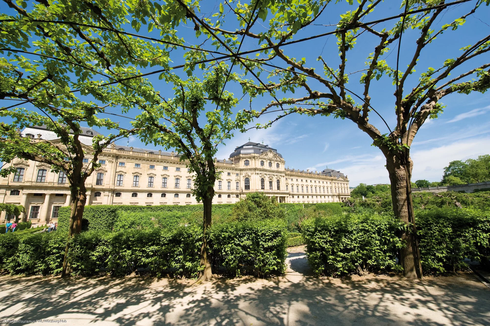 Residenz, Hofgarten (Würzburg, Fränkisches Weinland)