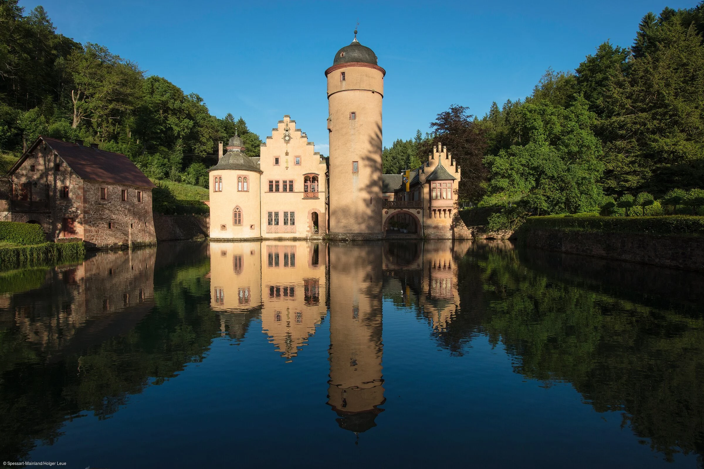 Wasserschloss Mespelbrunn (Mespelbrunn/Spessart-Mainland)