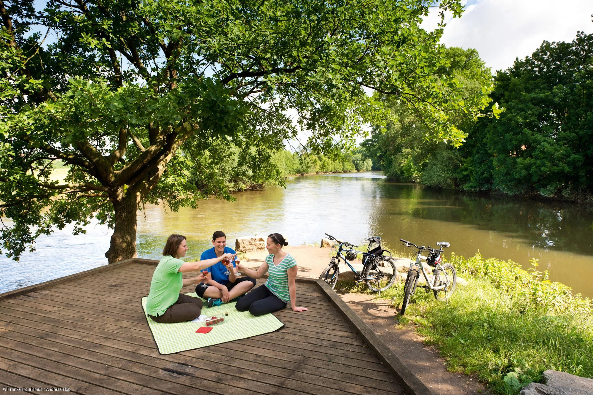 Picknick am Regnitzursprung (Fürth, Städteregion Nürnberg)