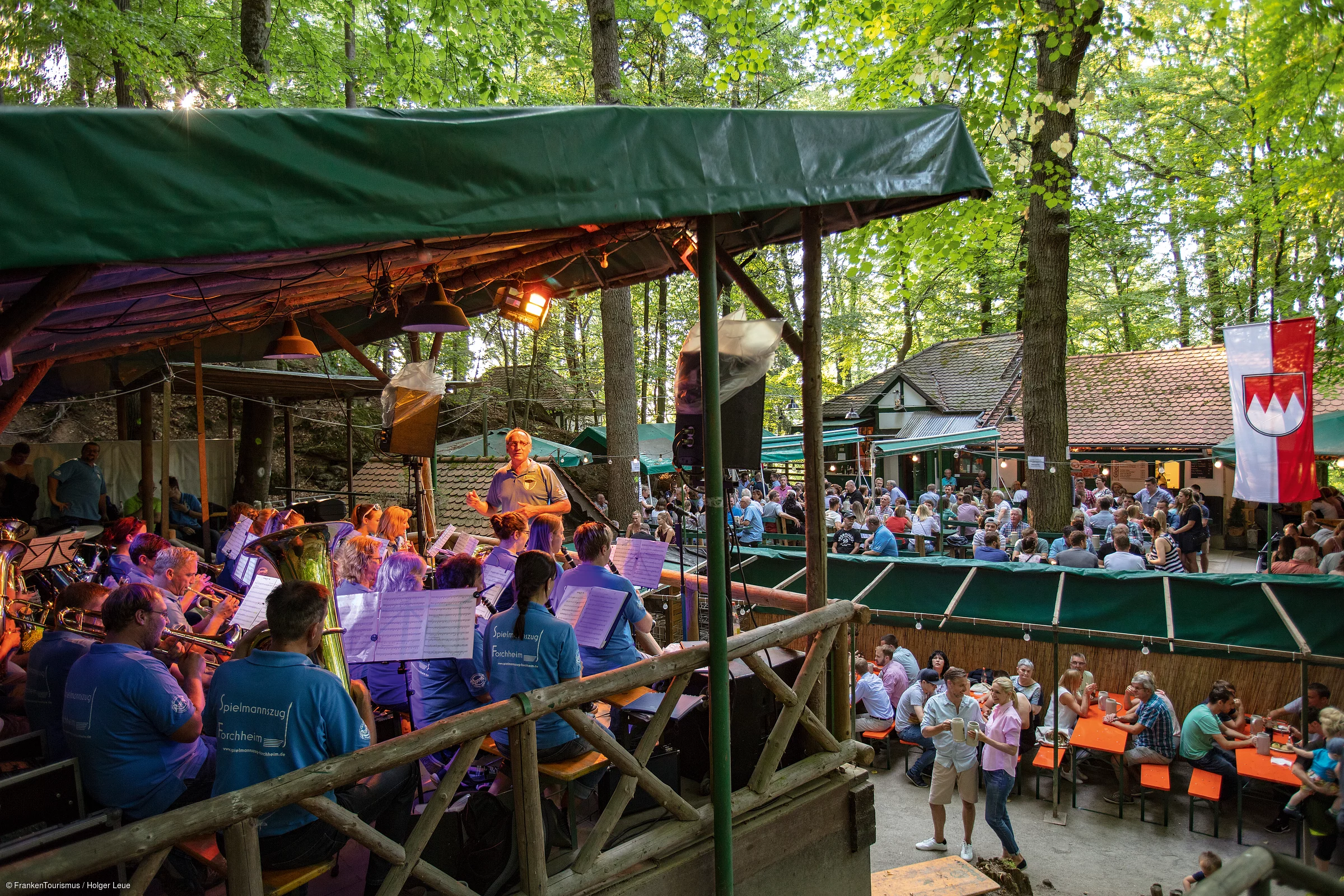 Auf dem Forchheimer Annafest (Forchheim, Fränkische Schweiz)