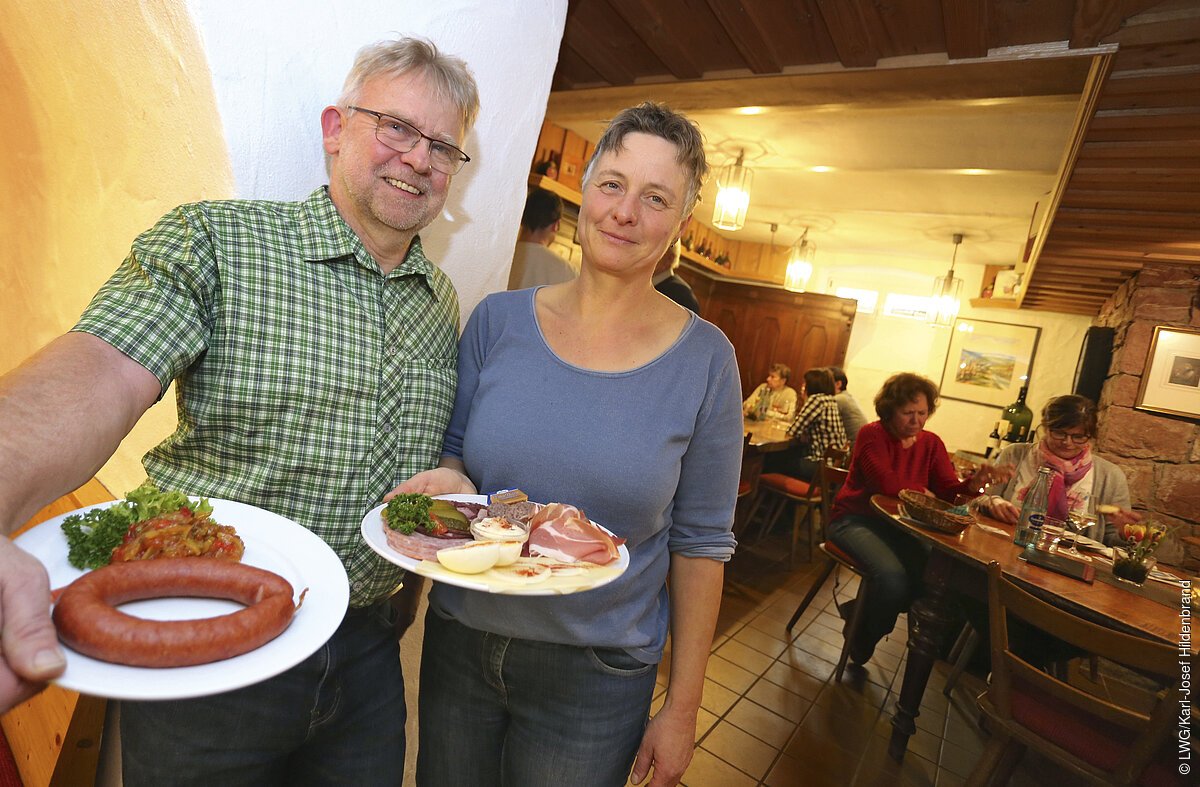 Heckenwirtschaft im Weingut Knapp (Miltenberg, Spessart-Mainland)